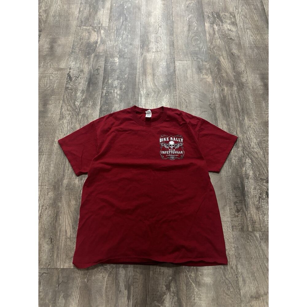 2018 Fayetteville AK bike Rally Graphic Tee Size XL